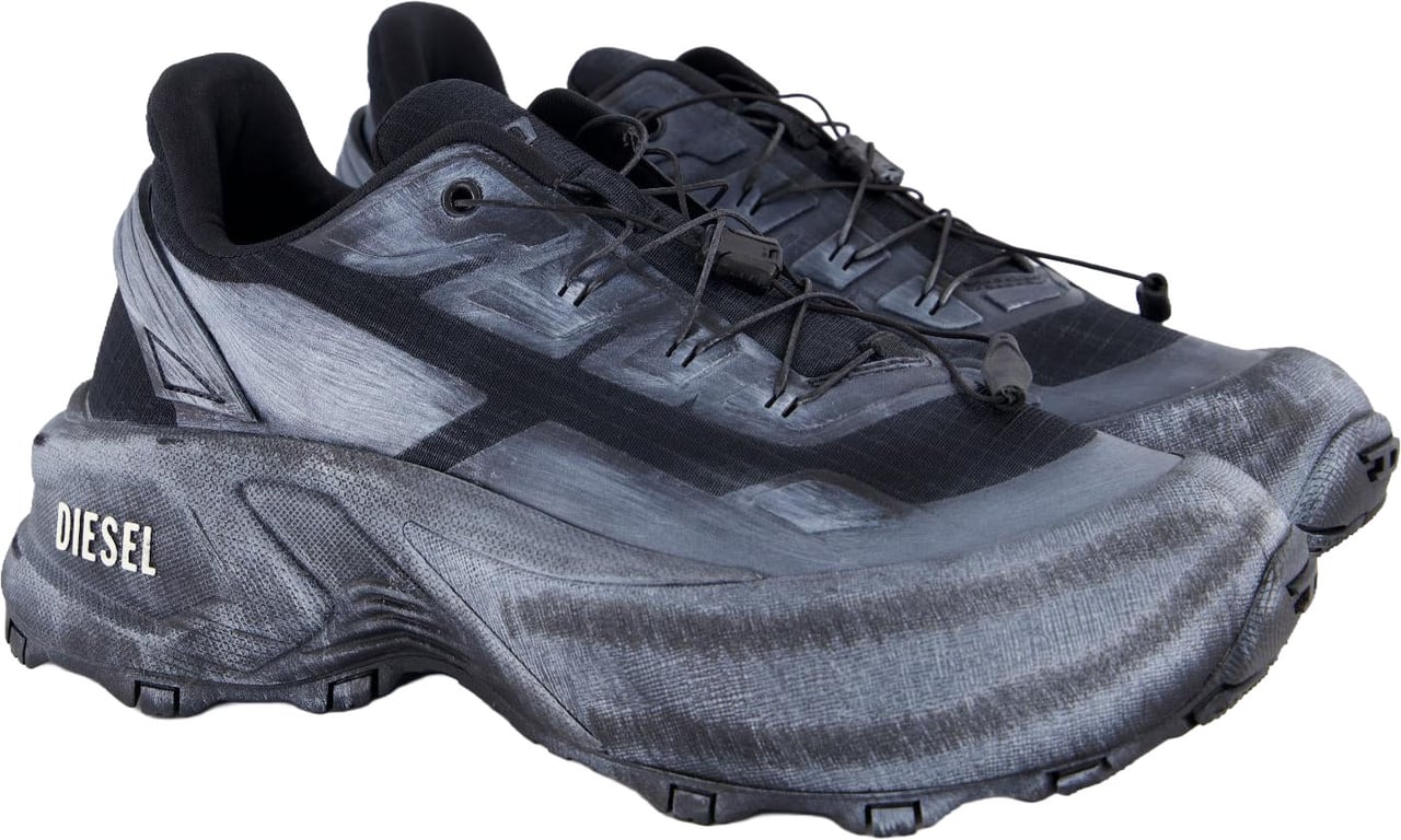 Diesel Heren D-Cage D-Cage Runner Sneakers Zwart