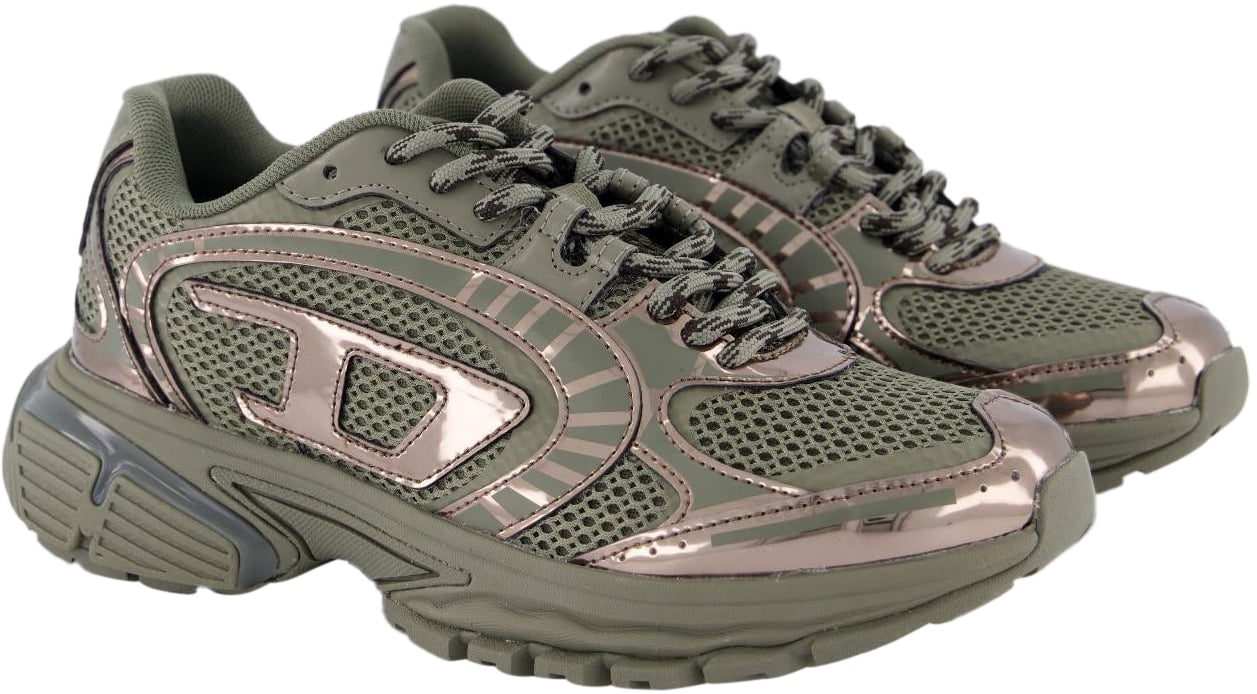 Diesel Dames Pro V Dense Sneaker Groen Groen