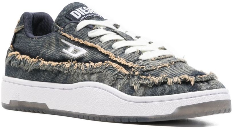 Diesel Sneakers Marine Blauw