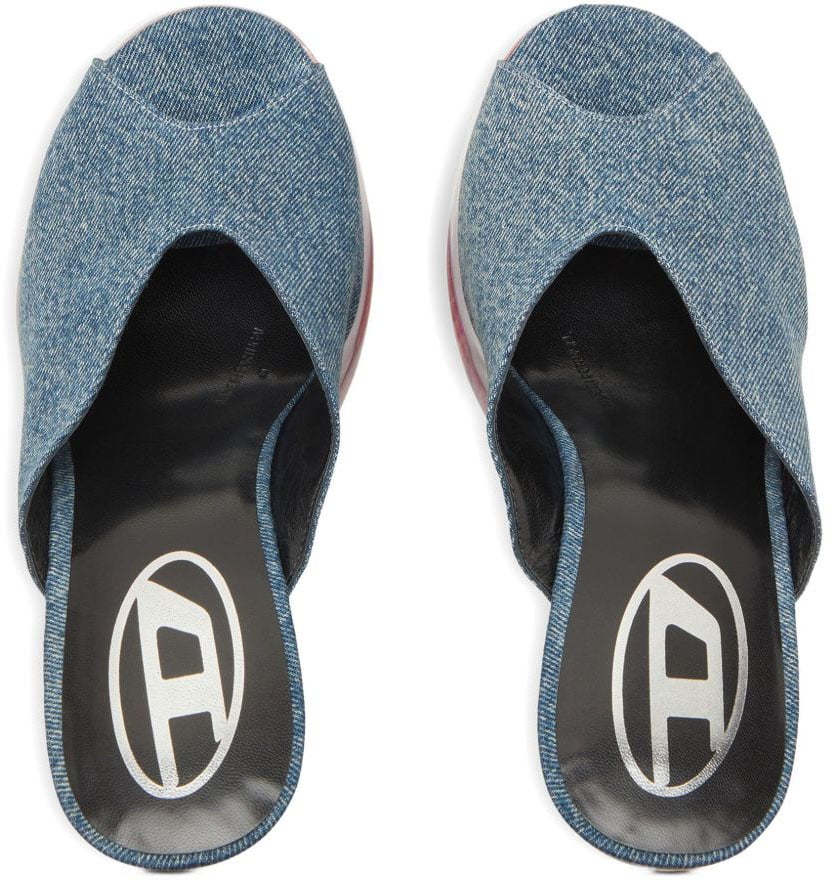 Diesel Sandals Denim Blauw