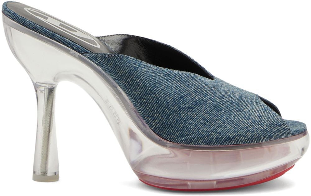 Diesel Sandals Denim Blauw