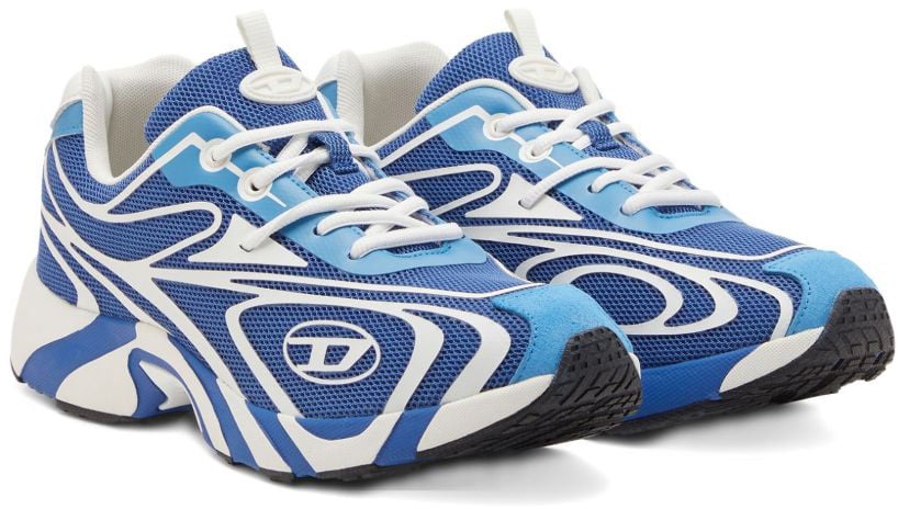 Diesel Sneakers Bleuwhite Blauw
