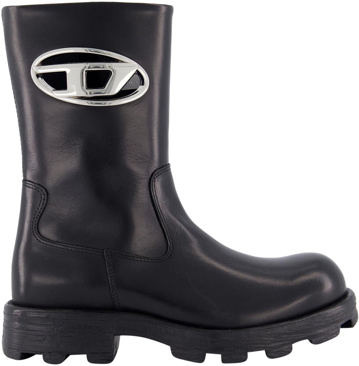 Diesel Dames Hammer Biker Boot Zwart Zwart