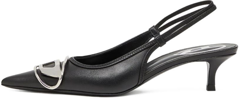 Diesel With Heel Black Zwart