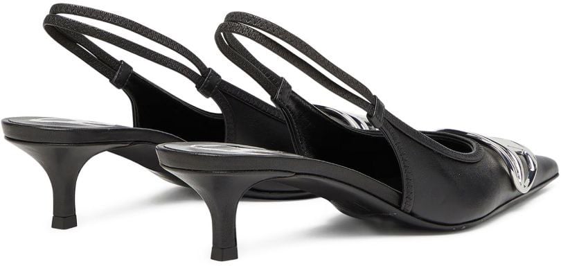 Diesel With Heel Black Zwart