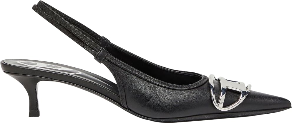 Diesel With Heel Black Zwart