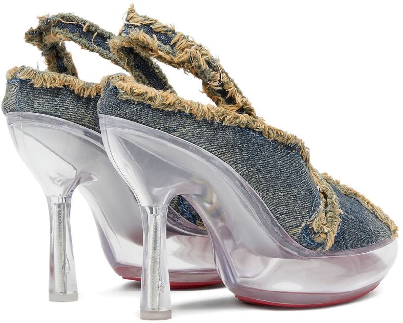 Diesel With Heel Denim Blauw