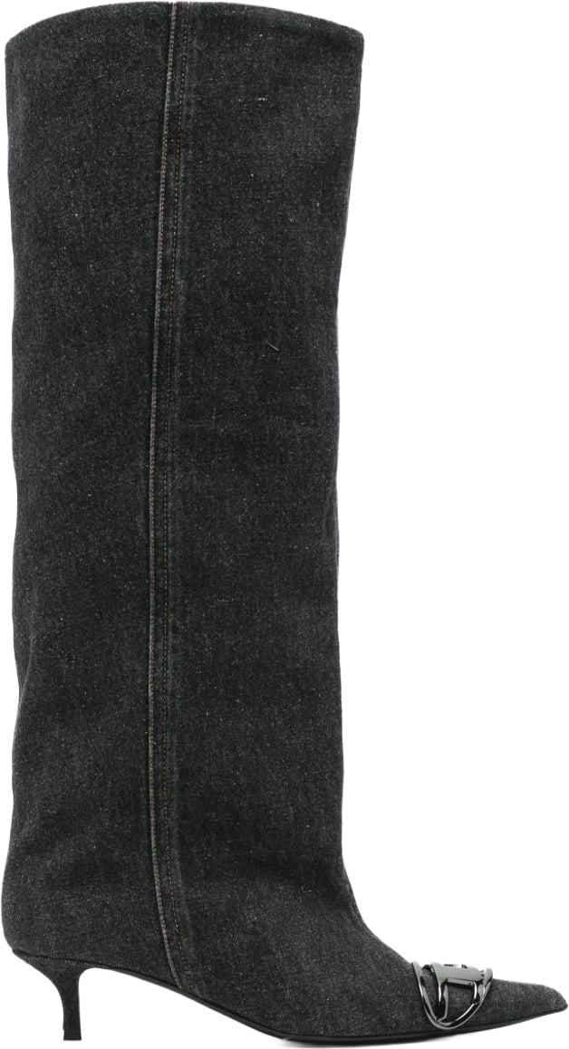 Diesel Boots Black Donkergrijs