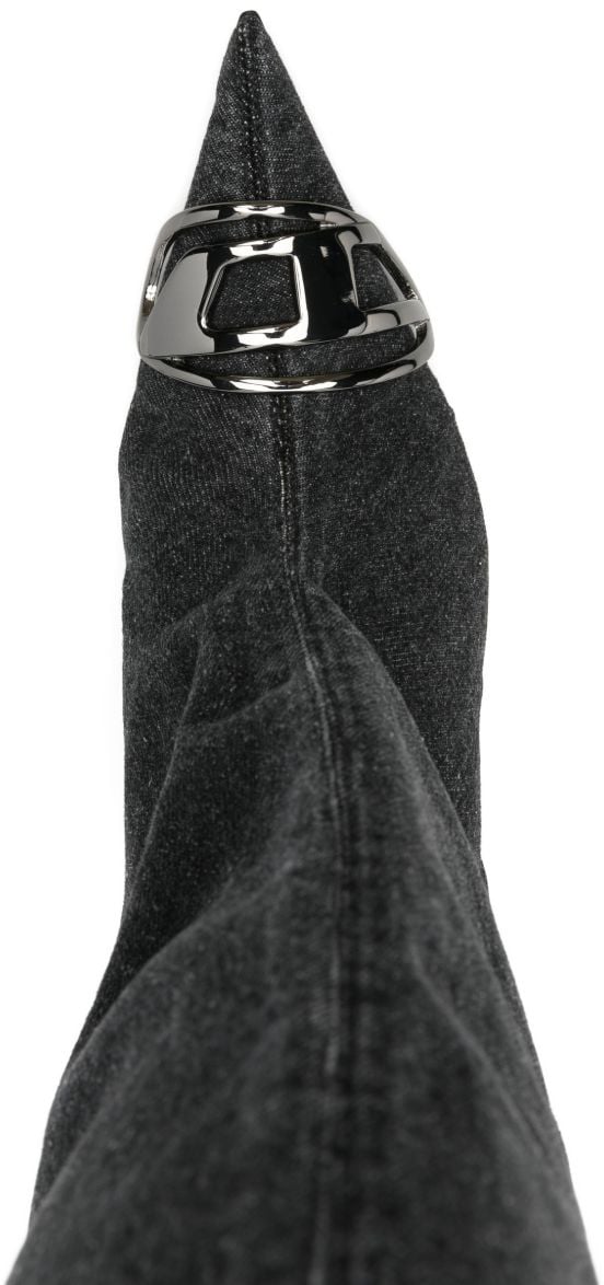 Diesel Boots Black Donkergrijs