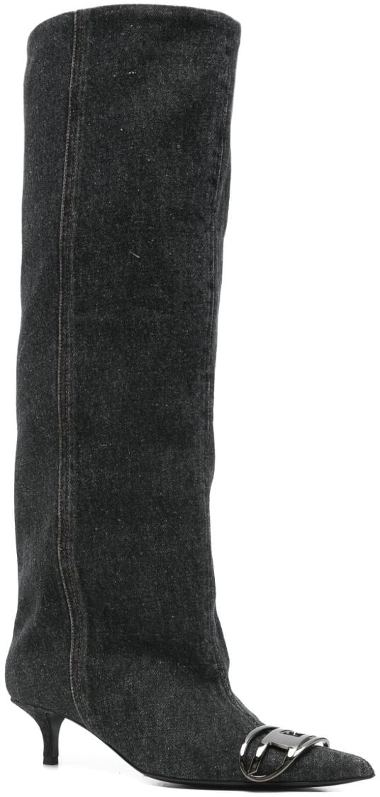 Diesel Boots Black Donkergrijs