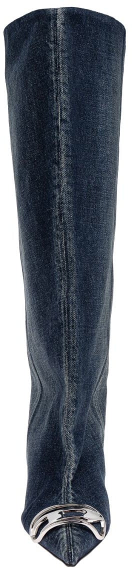 Diesel Boots Denim Blauw