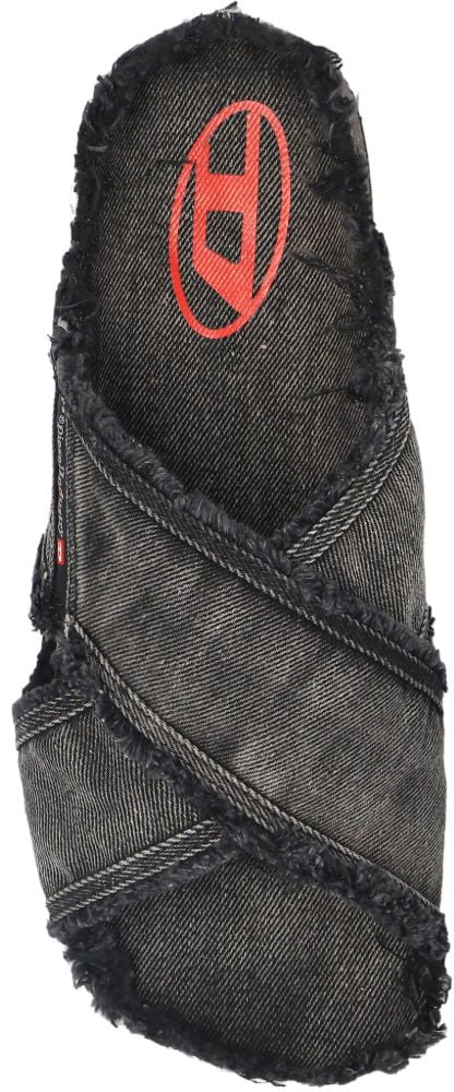 Diesel Sandals Black Donkergrijs