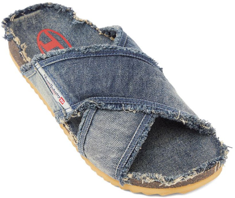 Diesel Sandals Denim Blauw