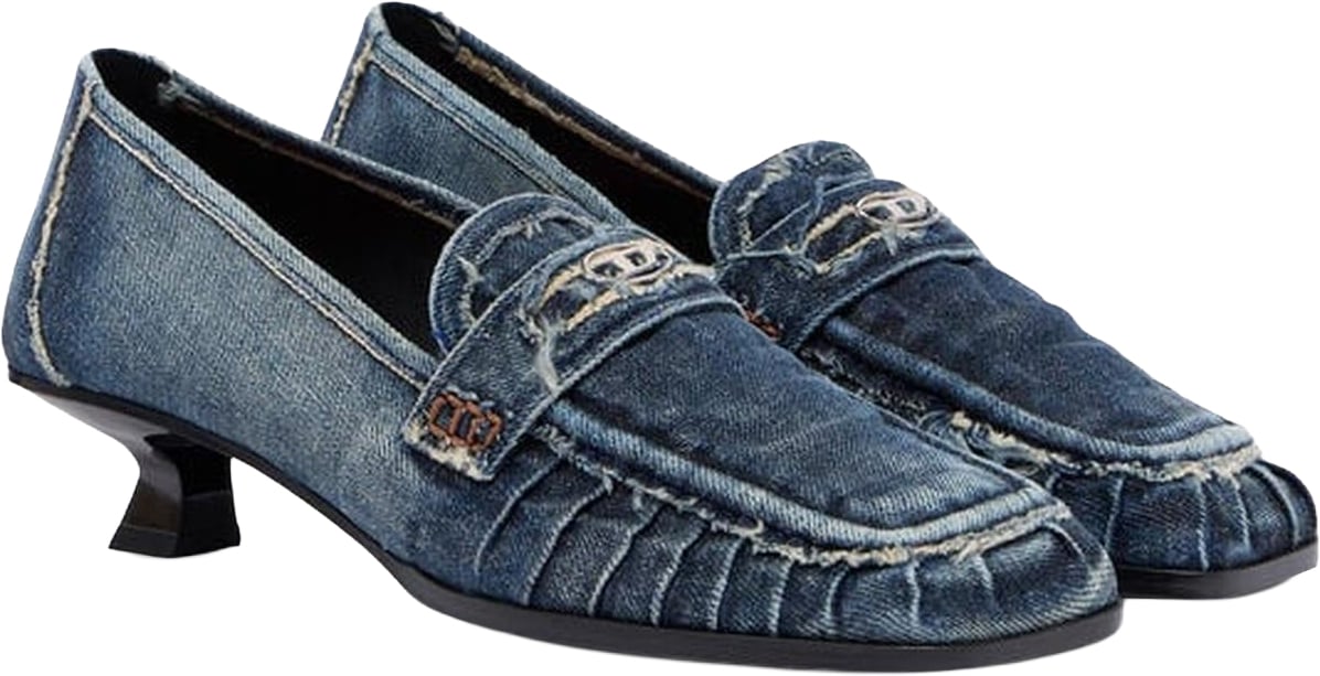 Diesel Dames D-Amber Moc 30 Pump Blauw Blauw