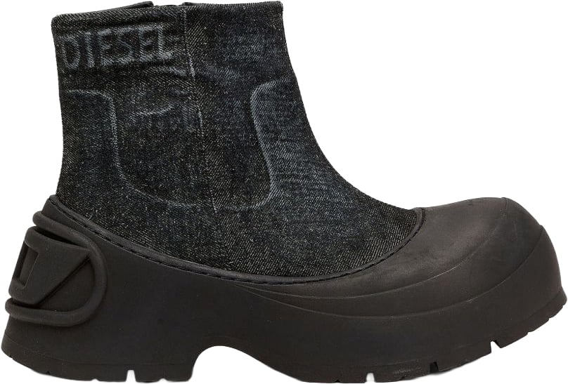 Diesel Boots Black Donkergrijs
