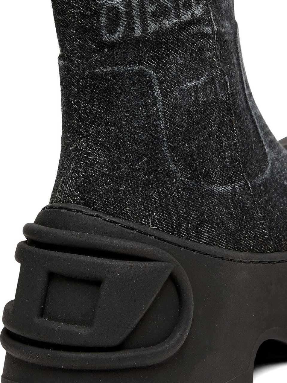 Diesel Boots Black Donkergrijs