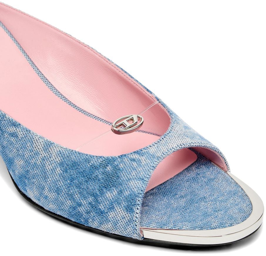Diesel Sandals Denim Blauw