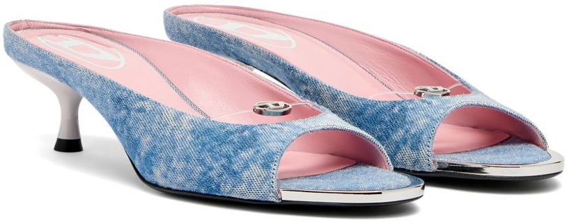 Diesel Sandals Denim Blauw