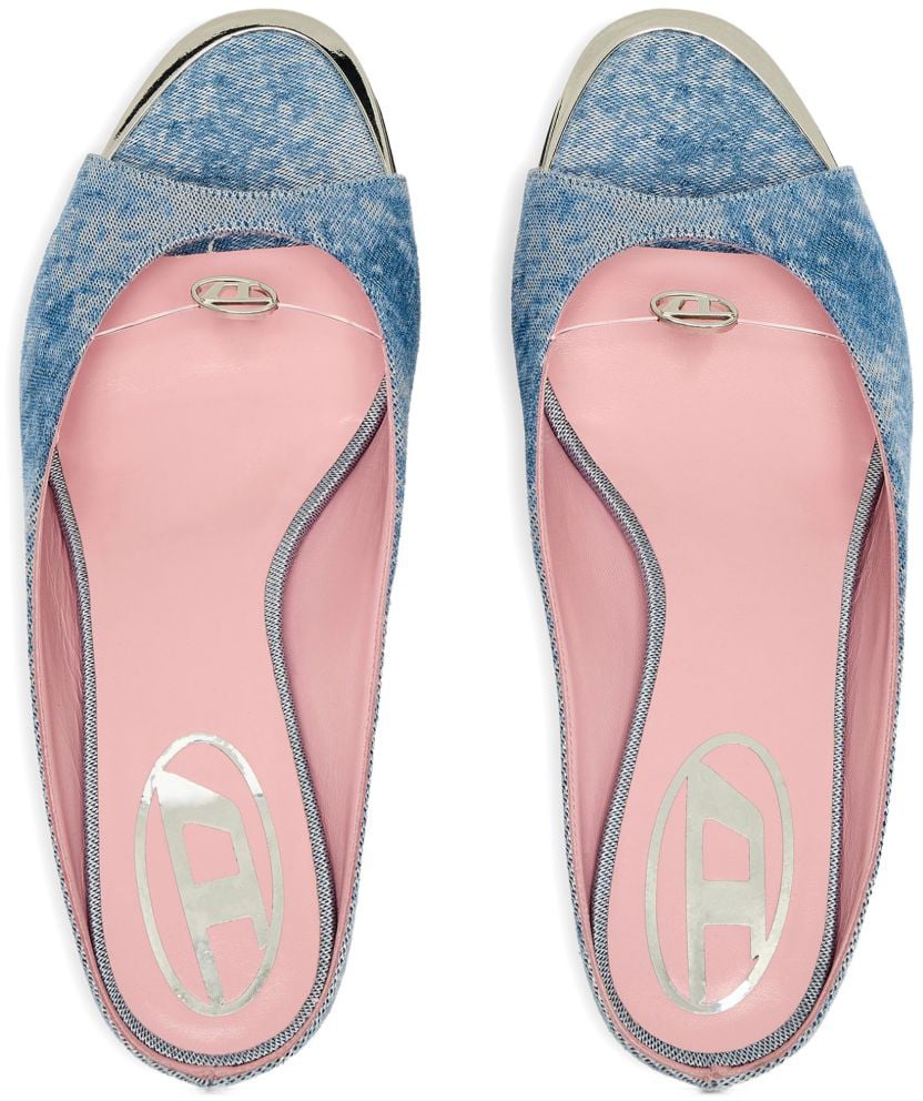 Diesel Sandals Denim Blauw