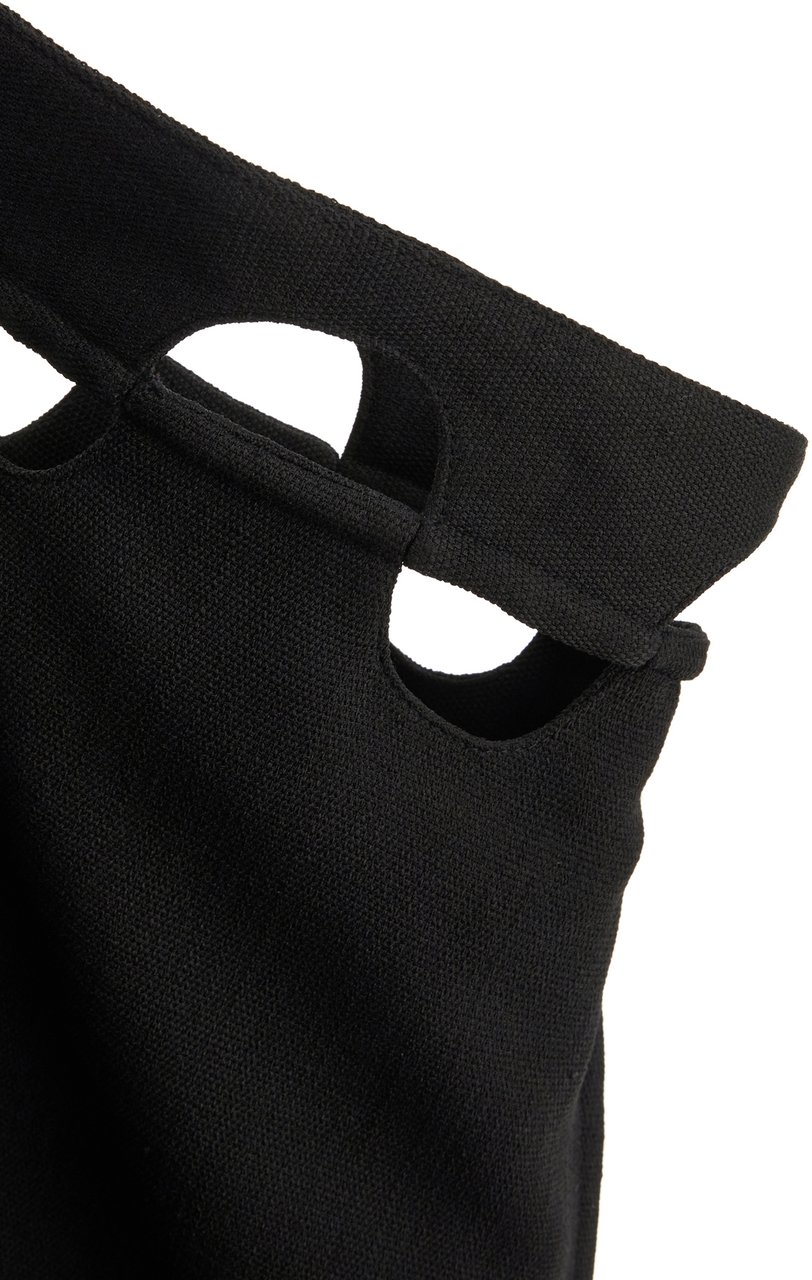 Dion Lee Dion Lee Black stretch nylon pants Zwart