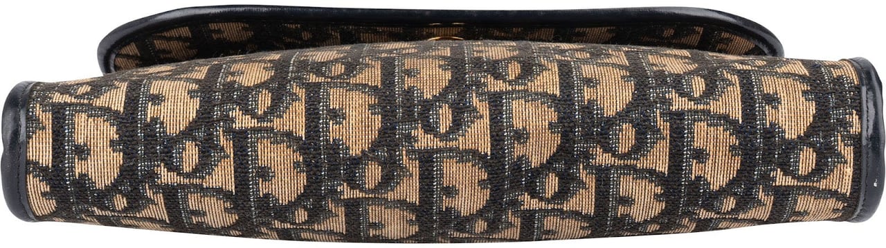 Dior Christian Dior Trotter Monogram Clutch Bag Bruin