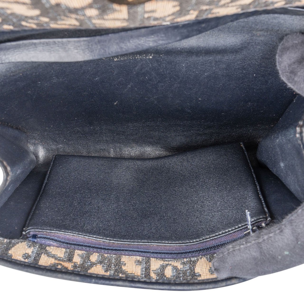 Dior Christian Dior Trotter Monogram Clutch Bag Bruin