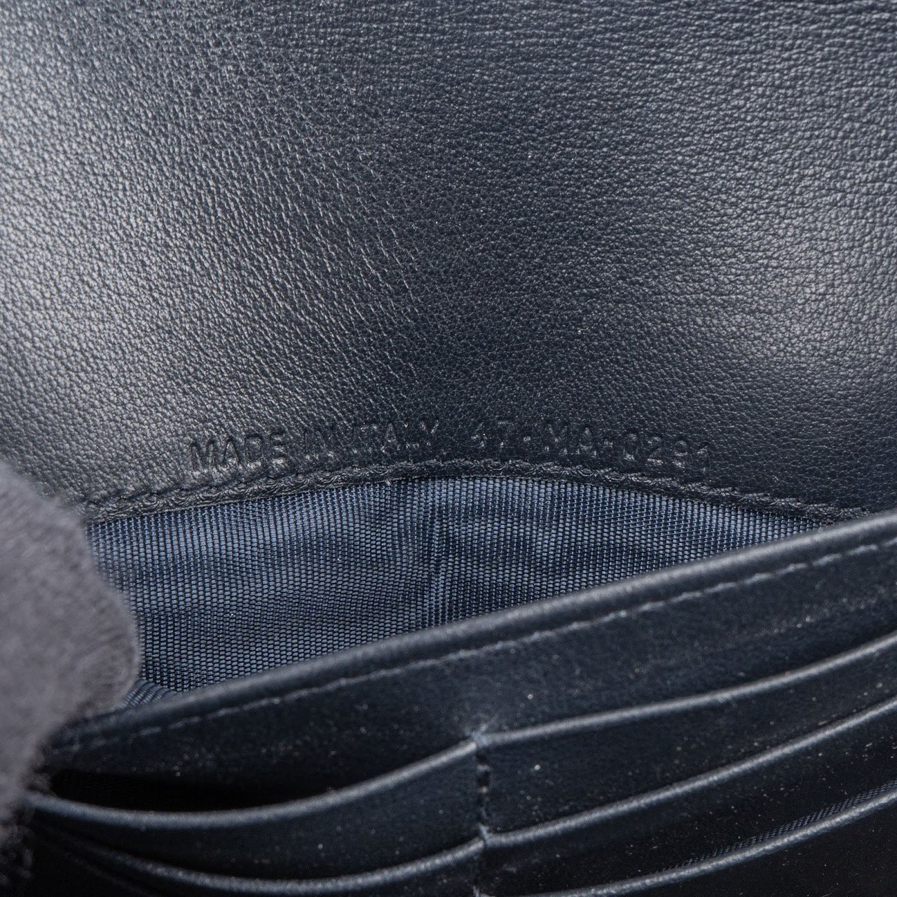 Dior Christian Dior Trotter Monogram Saddle Wallet On Chain Shoulder Bag Blauw