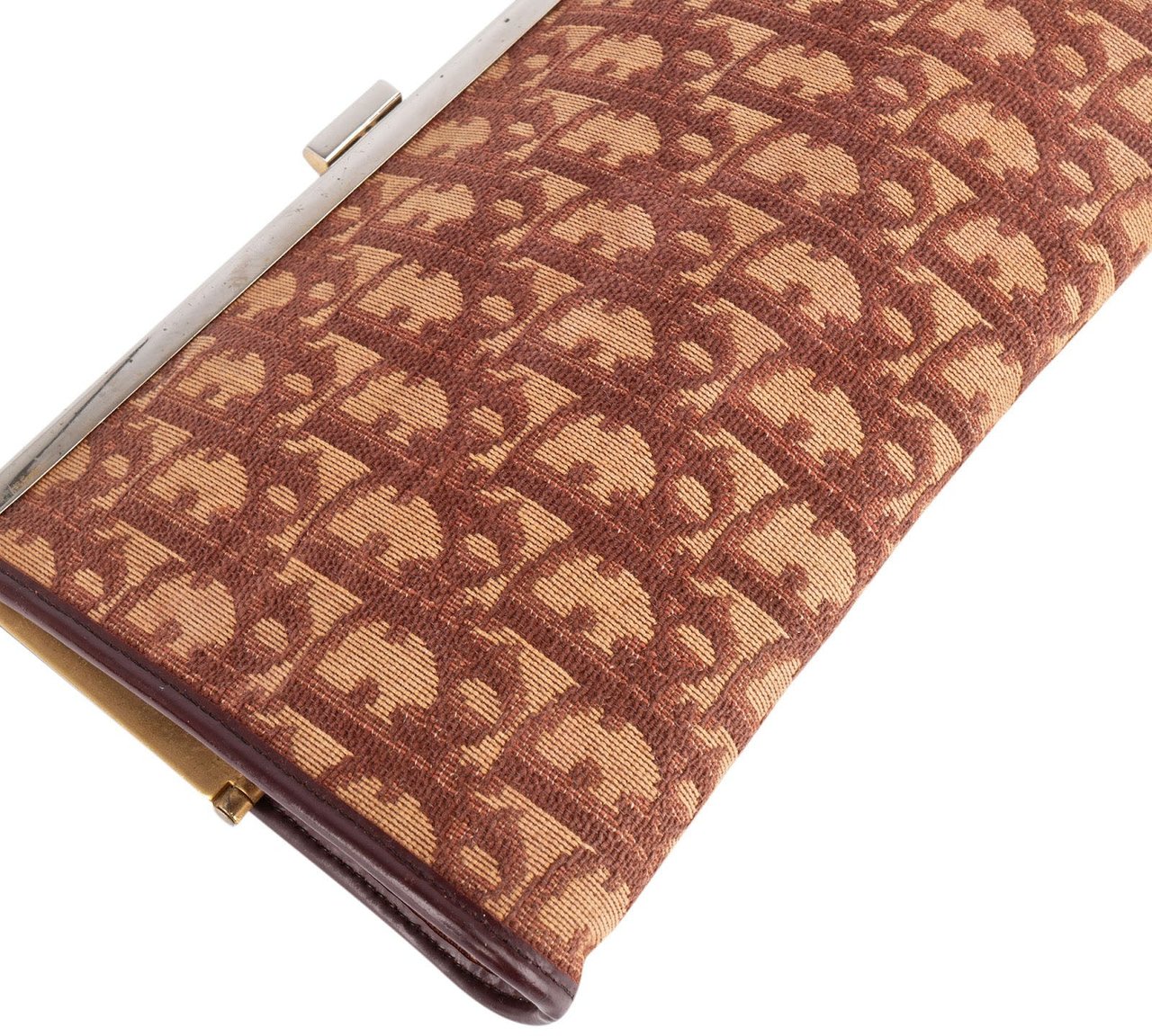 Dior Christian Dior Trotter Monogram Clutch Bag Bruin