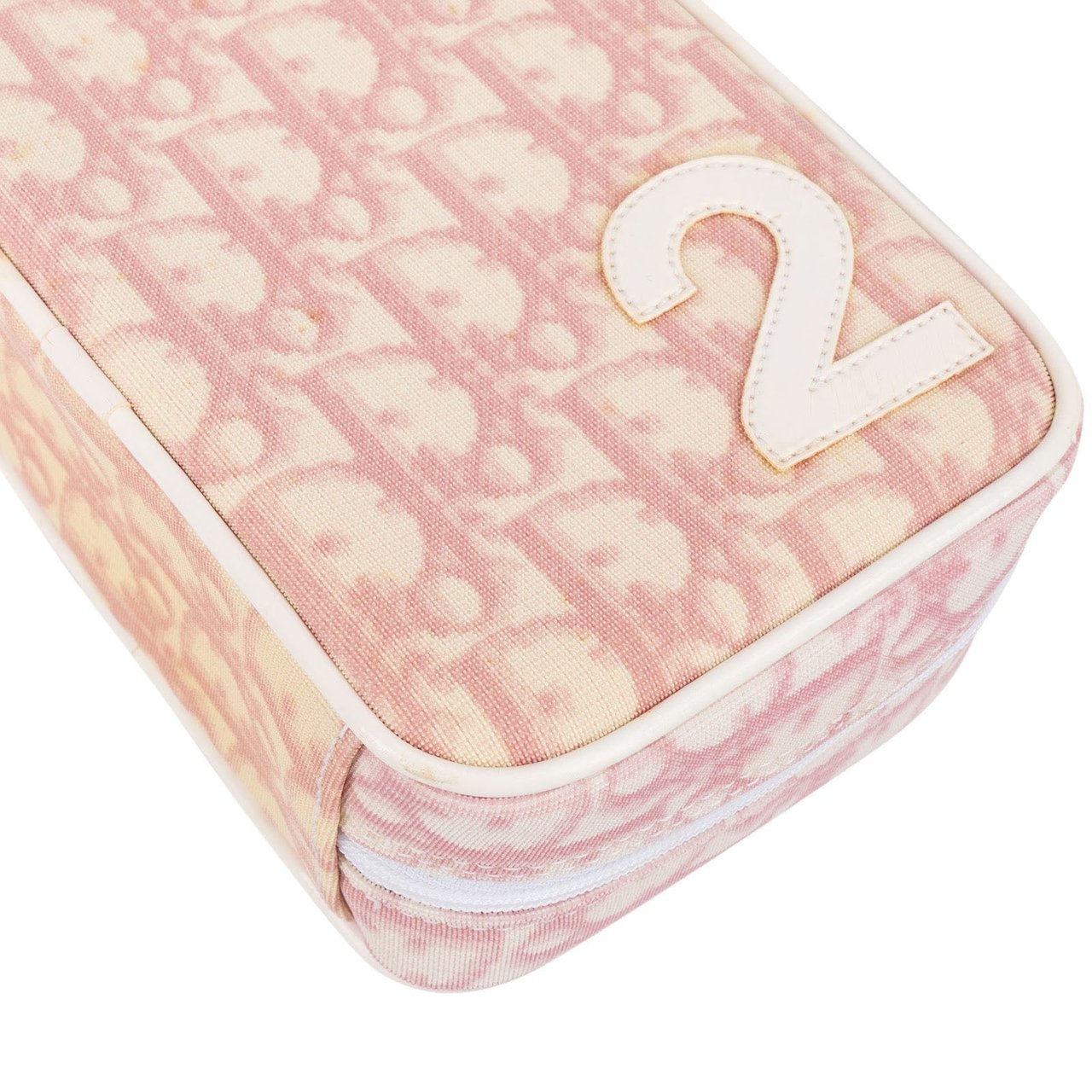 Dior Christian Dior Trotter Monogram No. 2 Pouch Rood