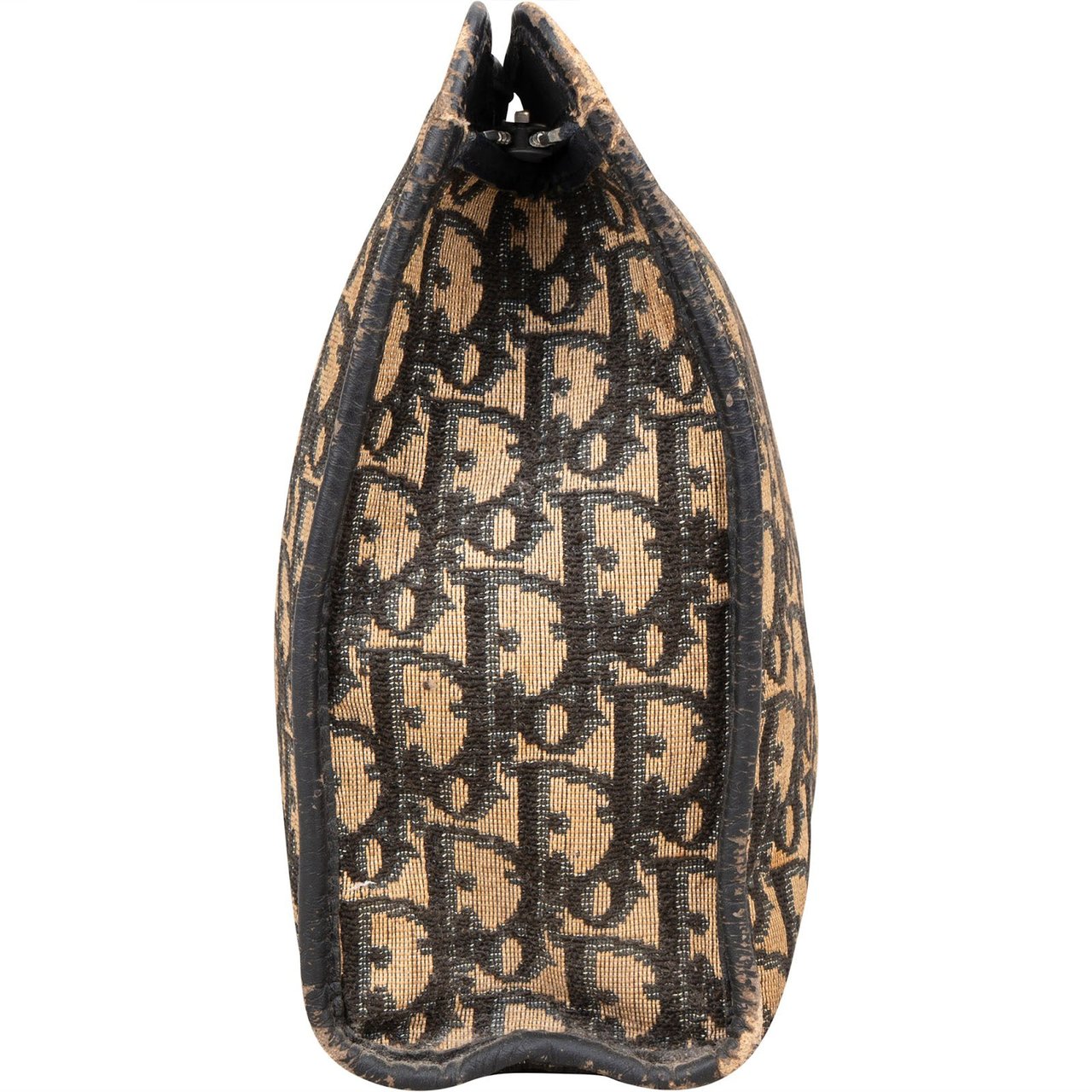 Dior Christian Dior Trotter Monogram Clutch Bruin