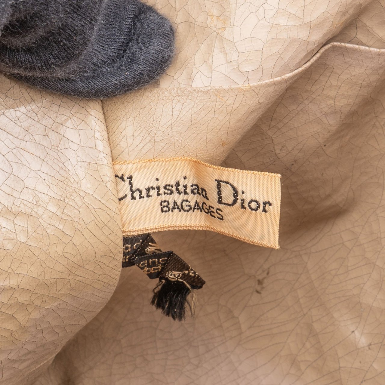 Dior Christian Dior Trotter Monogram Clutch Bruin