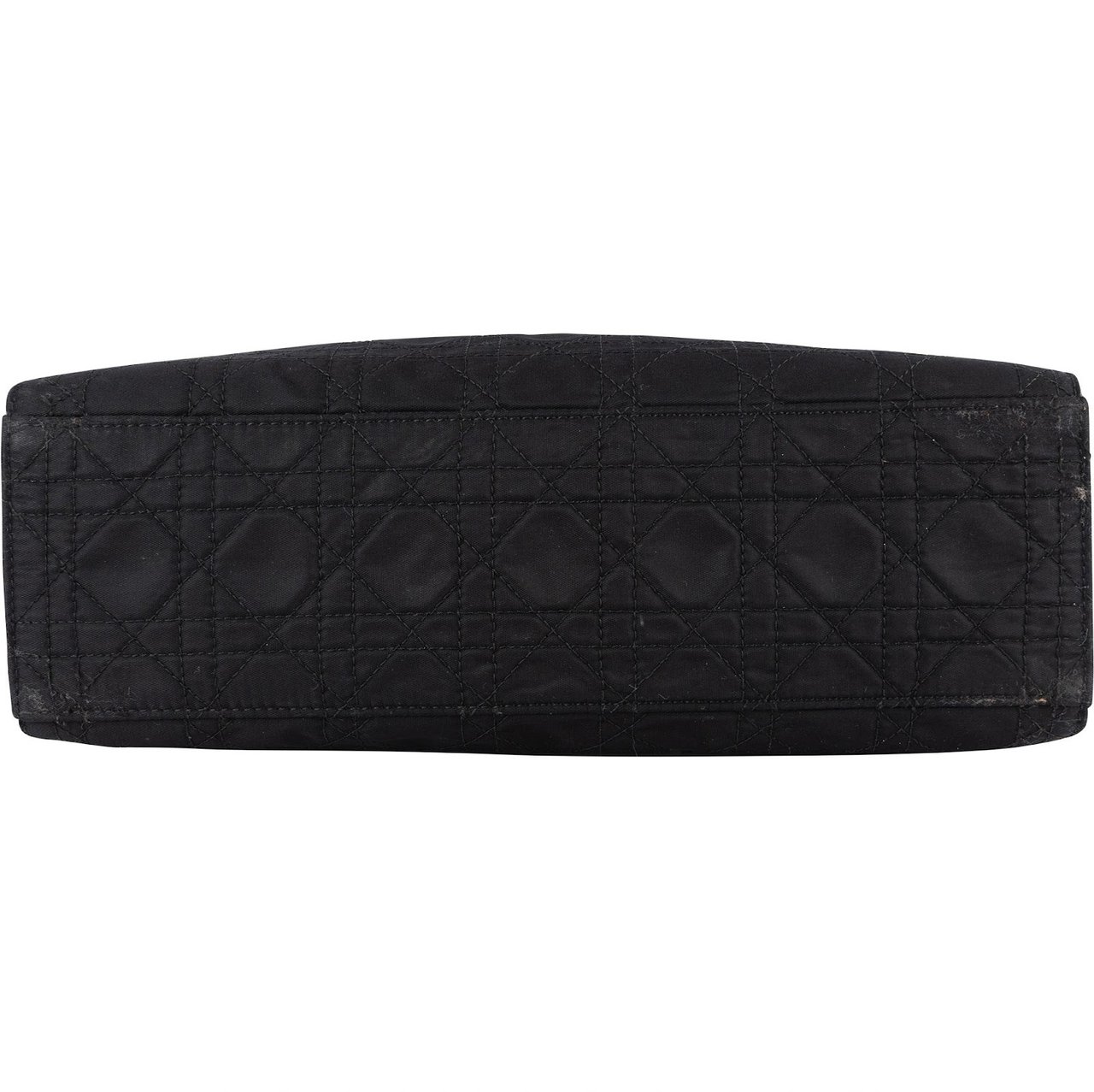 Dior Christian Dior Quilted Nylon Cannage Lady Dior Handbag Zwart