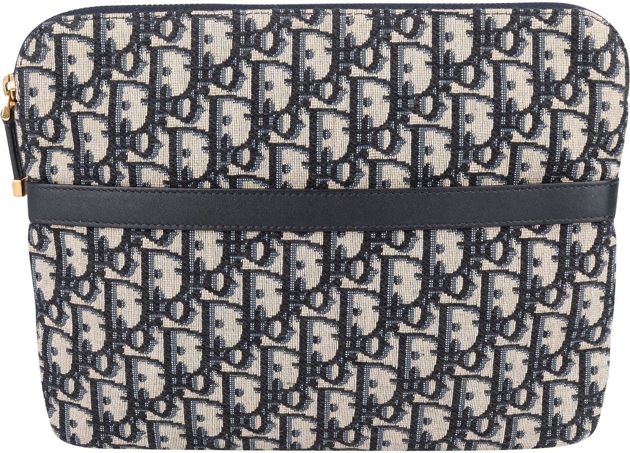 Dior Dior Trotter Monogram Clutch Zwart