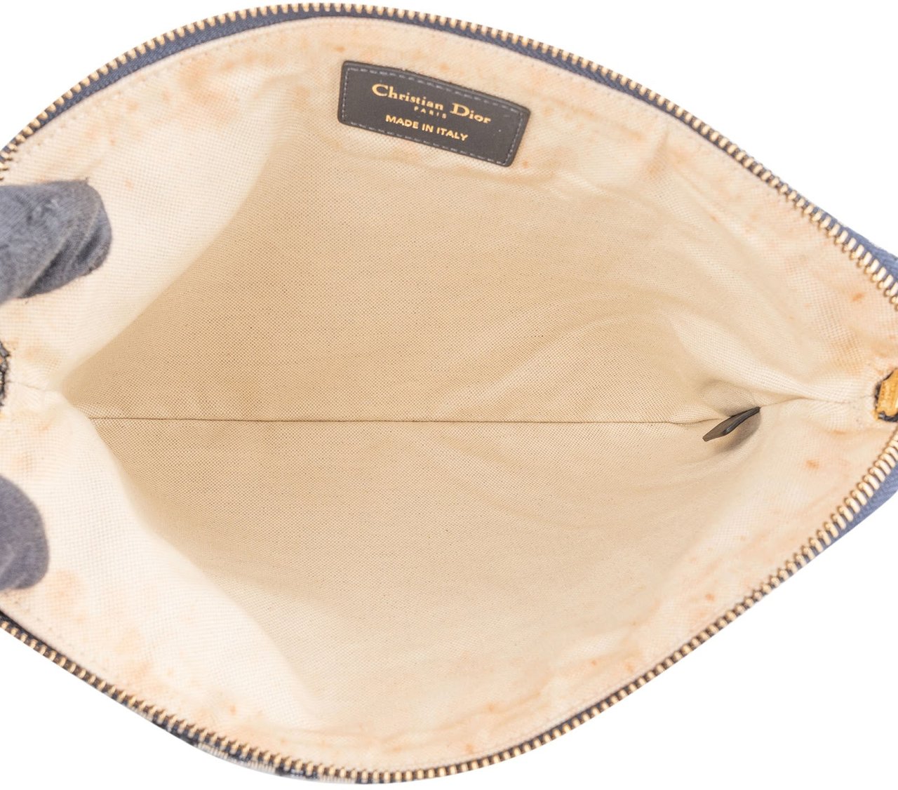 Dior Dior Trotter Monogram Clutch Zwart