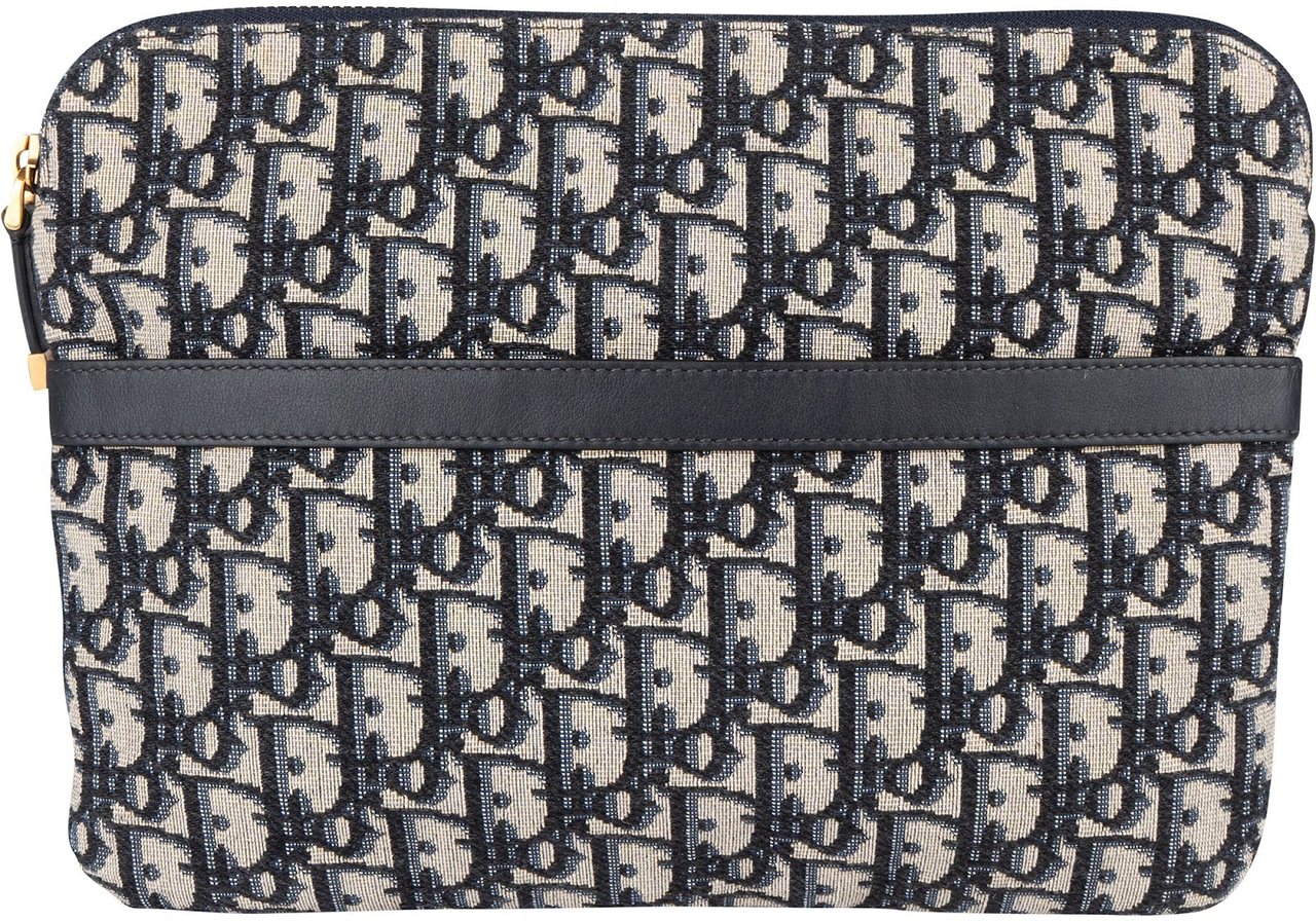 Dior Dior Trotter Monogram Clutch Zwart