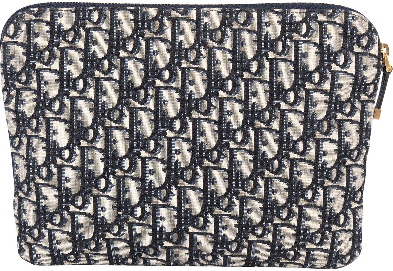 Dior Dior Trotter Monogram Clutch Zwart