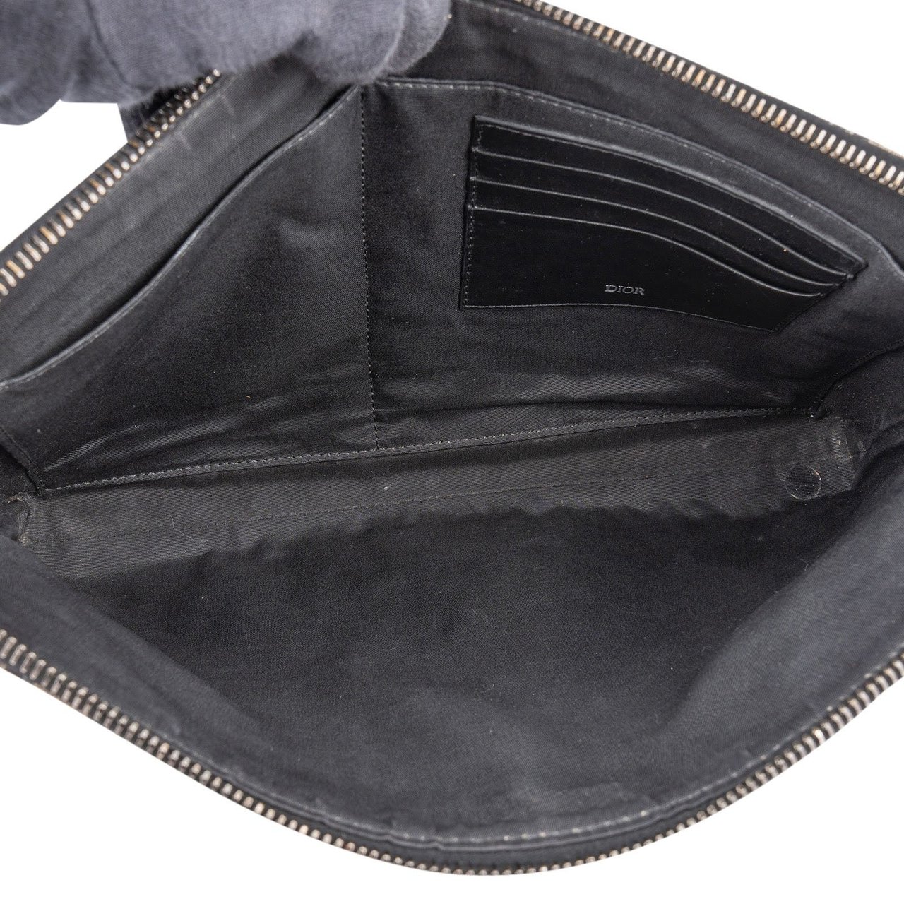 Dior Dior Trotter Monogram Clutch Zwart