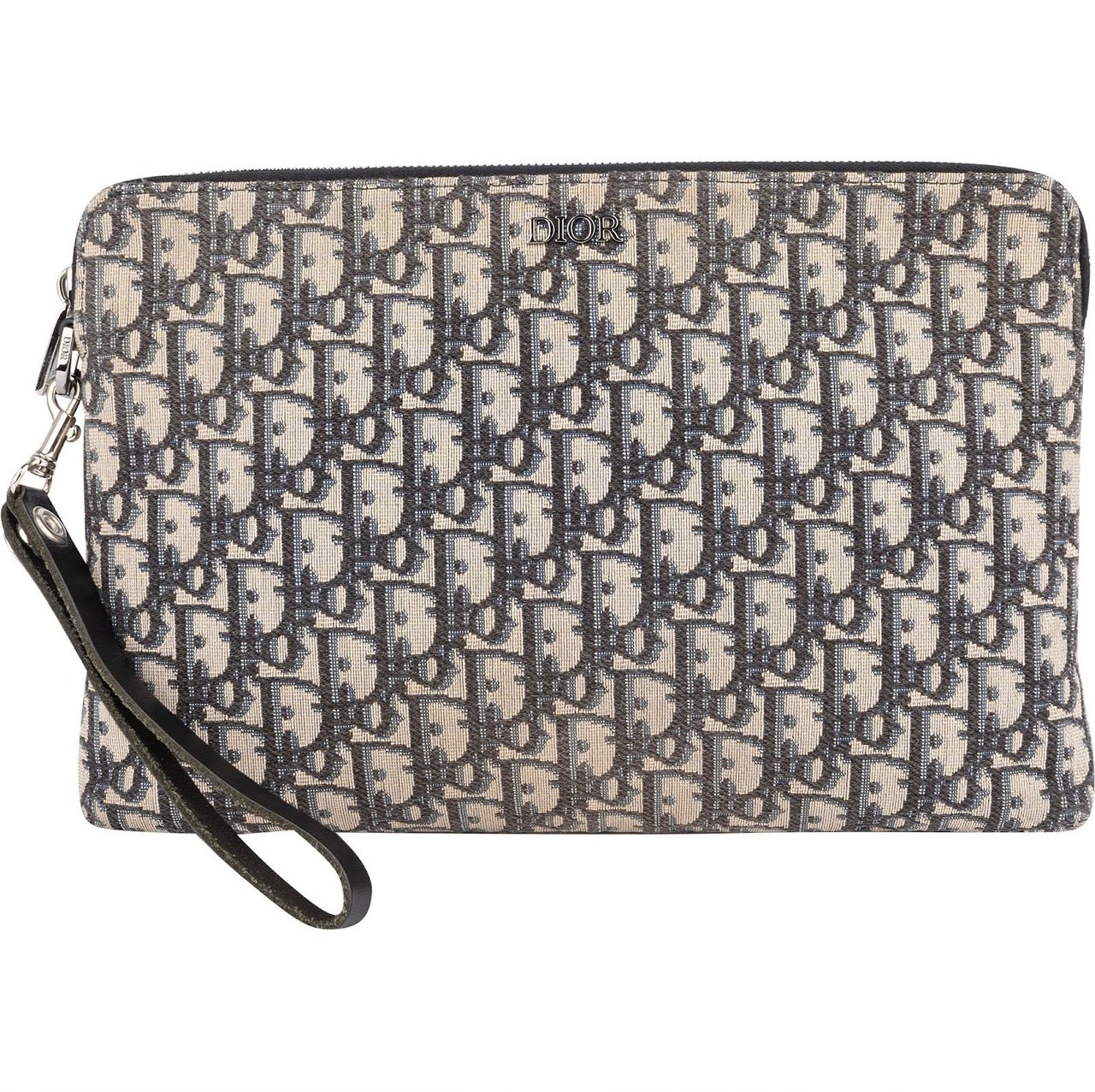Dior Dior Trotter Monogram Clutch Zwart