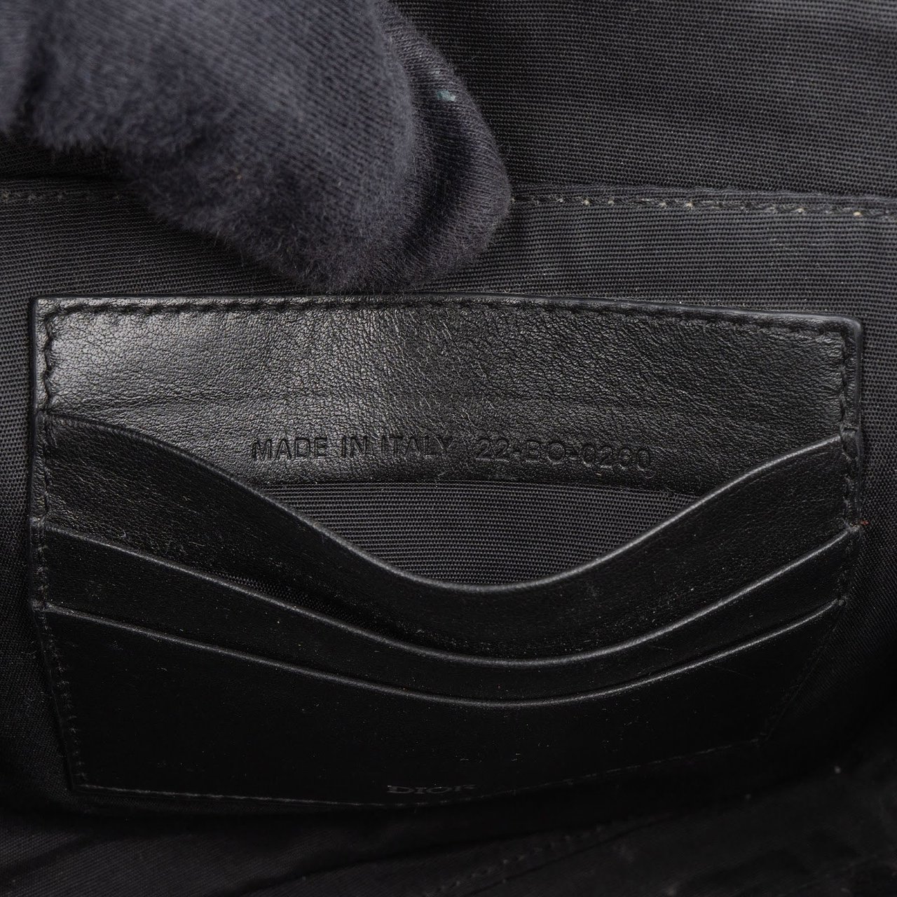 Dior Dior Trotter Monogram Clutch Zwart