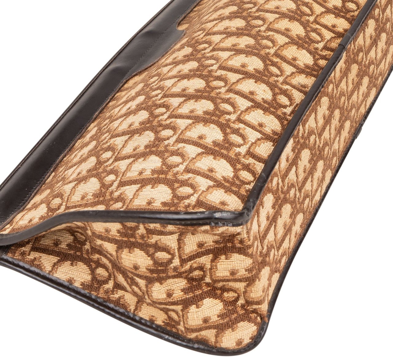 Dior Christian Dior Trotter Monogram Clutch Bruin