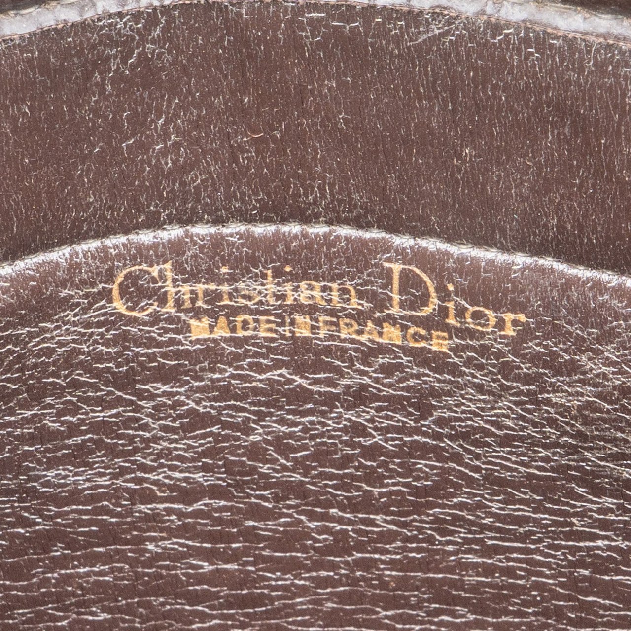 Dior Christian Dior Trotter Monogram Clutch Bruin