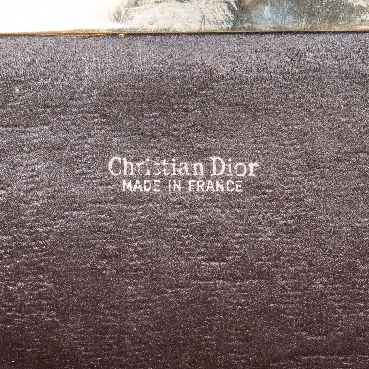 Dior Christian Dior Trotter Monogram Vintage Clutch Bruin