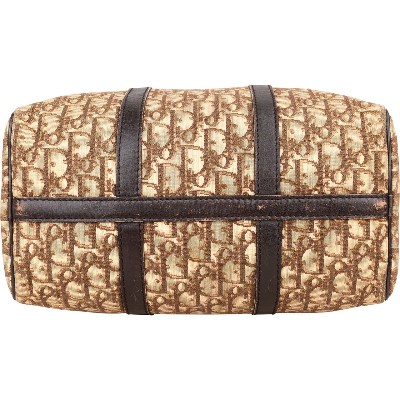 Dior Christian Dior Monogram Trotter Boston 30 Handbag Beige