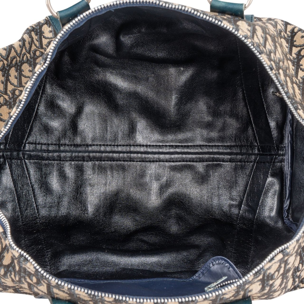 Dior Christian Dior Monogram Trotter Monogram Boston 45 Travel Bag Blauw