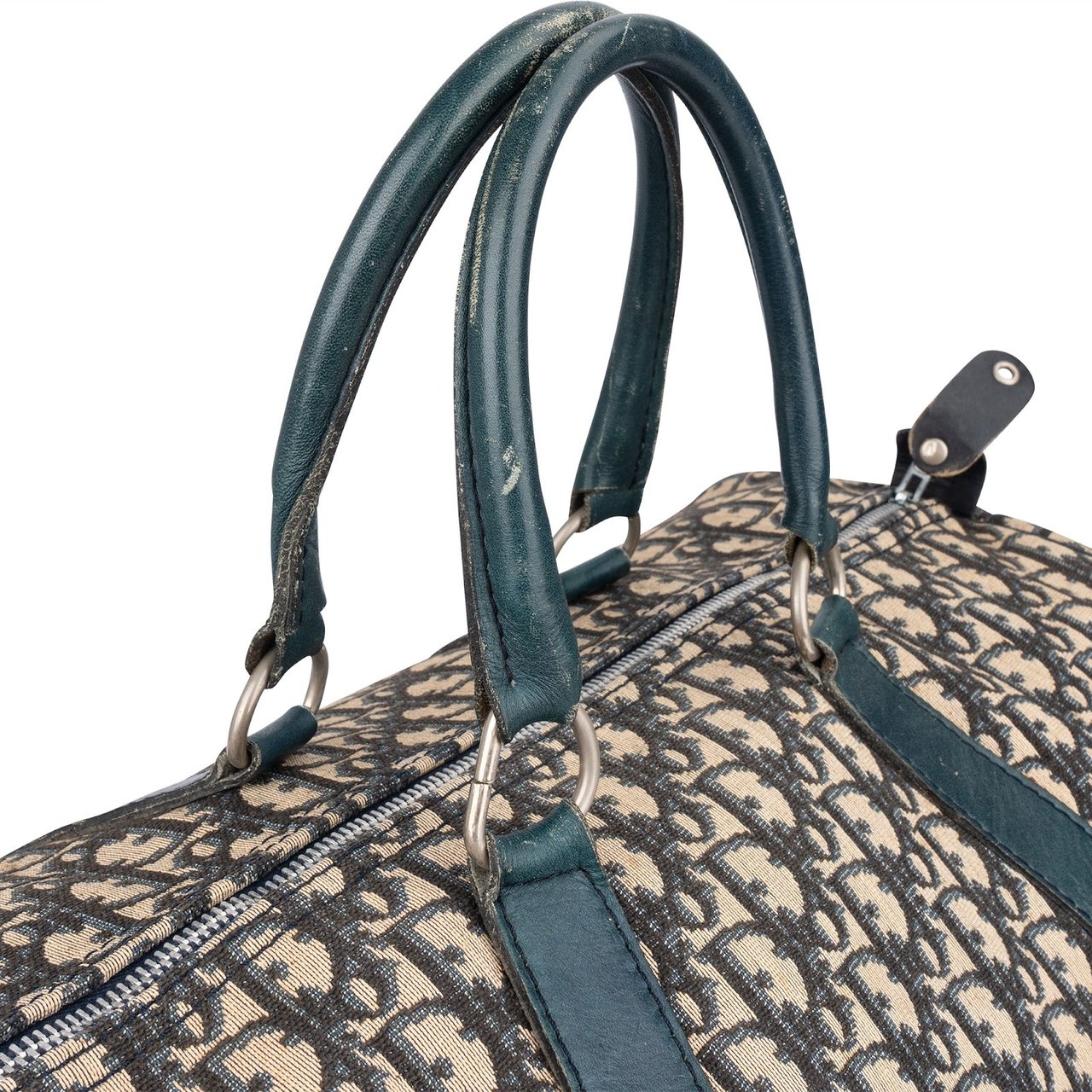 Dior Christian Dior Monogram Trotter Monogram Boston 45 Travel Bag Blauw