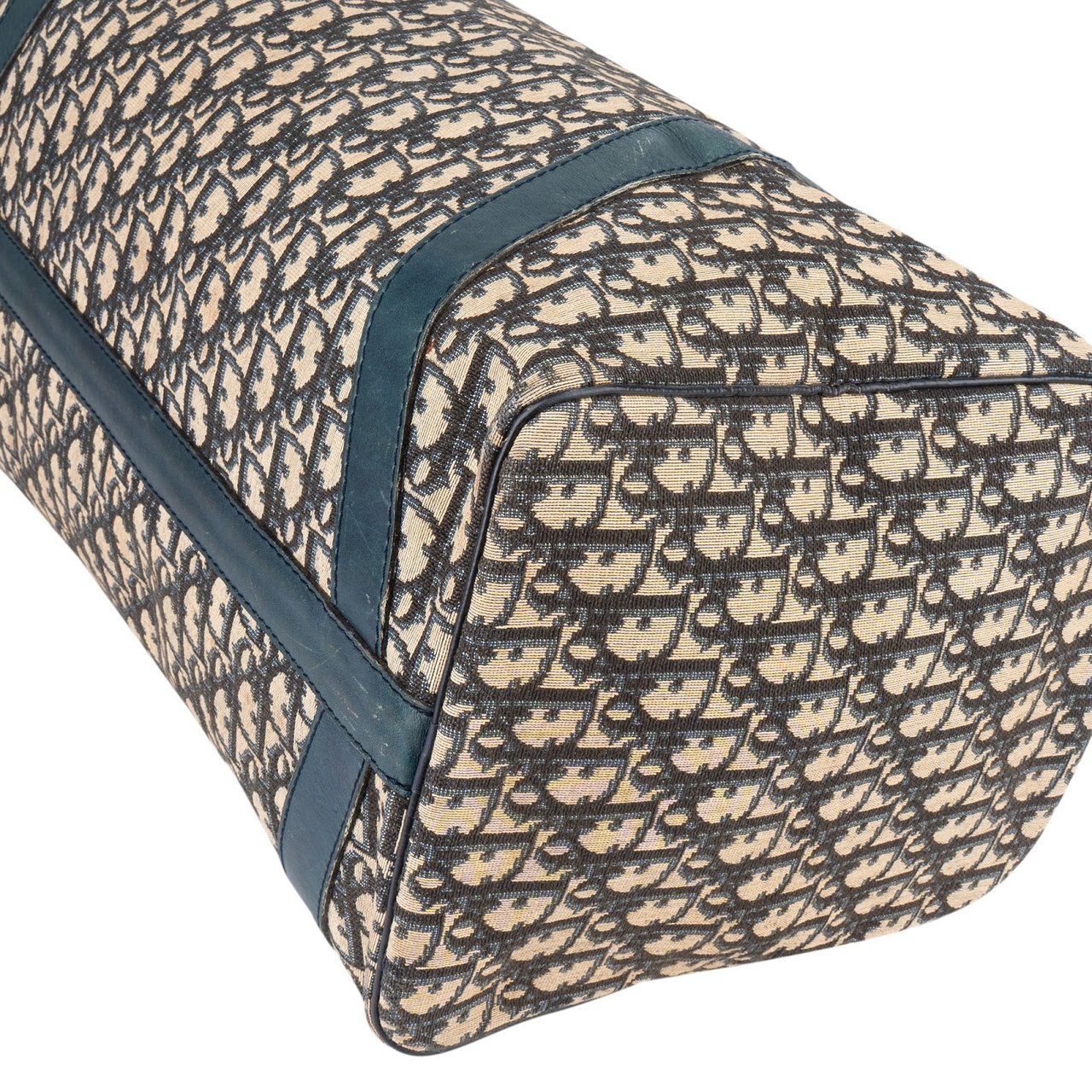 Dior Christian Dior Monogram Trotter Monogram Boston 45 Travel Bag Blauw