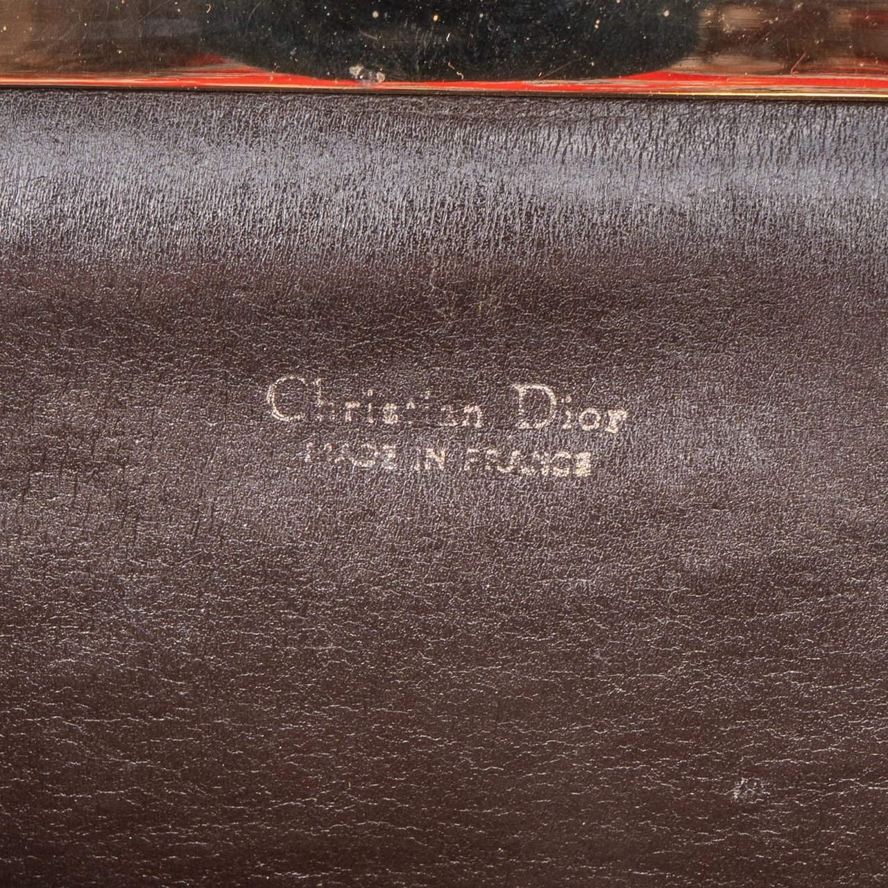 Dior Christian Dior Trotter Monogram Vintage Clutch Bruin