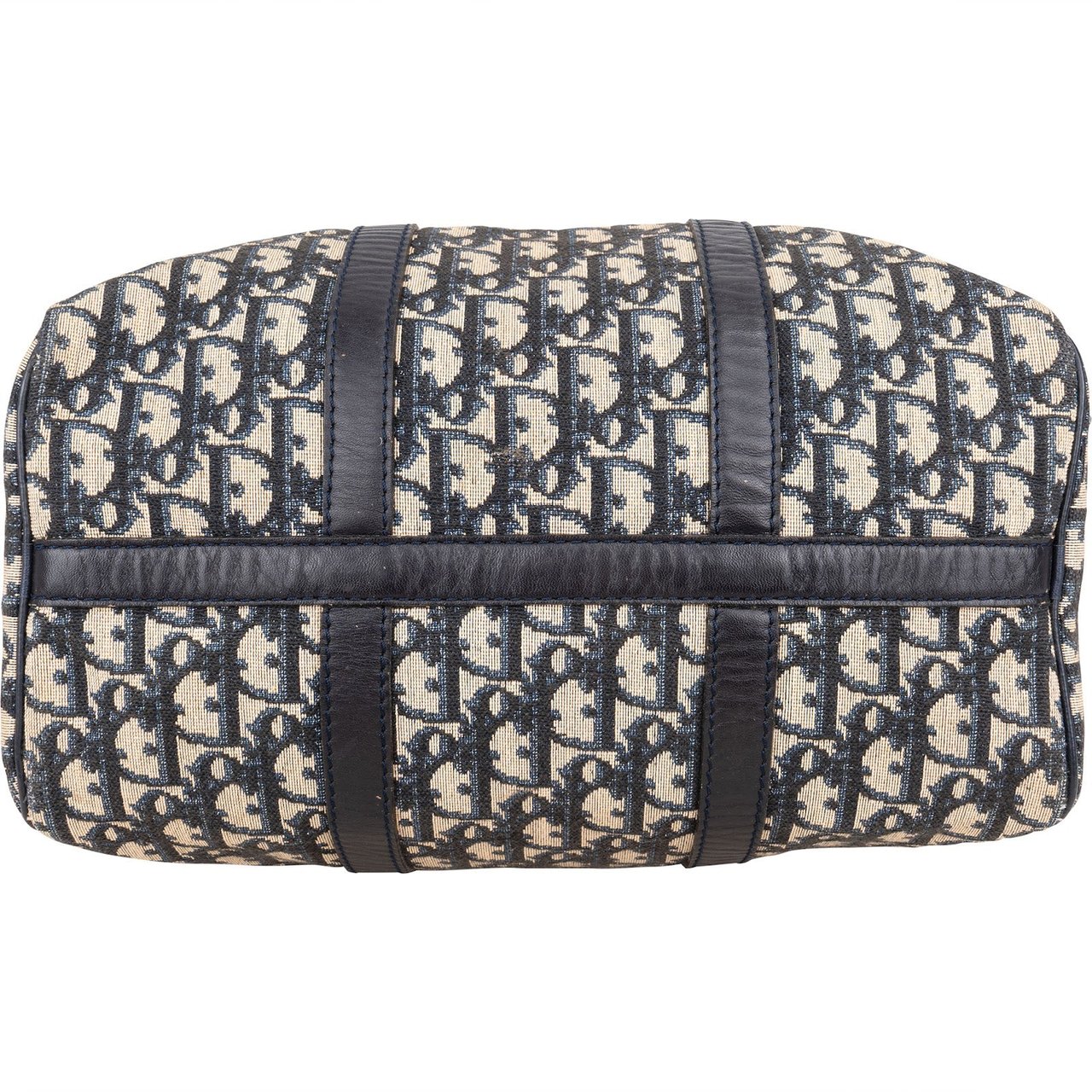 Dior Christian Dior Trotter Monogram Boston 30 Handbag Blauw