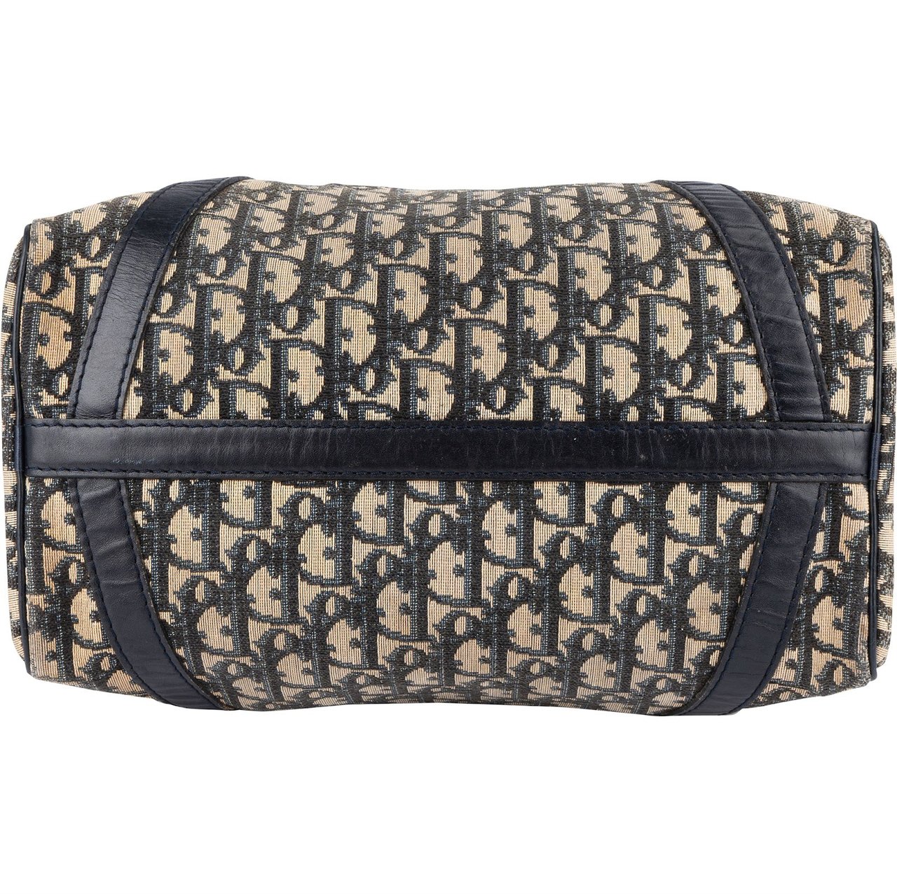 Dior Christian Dior Trotter Monogram Boston 30 Handbag Beige