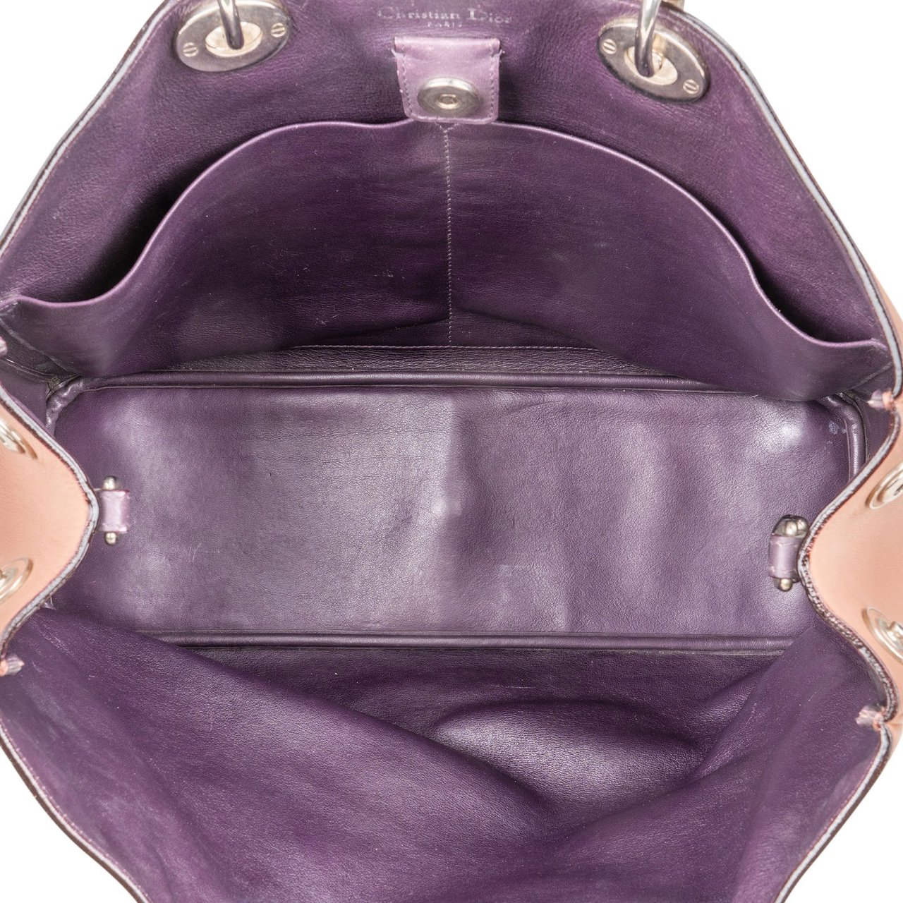 Dior Christian Dior Calfskin Diorissimo Tote Handbag Divers